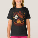 Pesquisar por marshmallow no fogo camisetas Acampamento