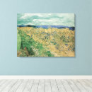 Pesquisar por campo com flores impressão de canvas Belas artes