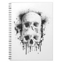 Pesquisar por skull cadernos de notas Gótica