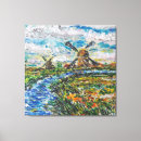 Pesquisar por pintura das tulipas impressão de canvas Paisagem