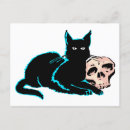 Pesquisar por gato esqueleto cartoes postais Halloween
