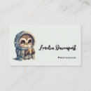 Pesquisar por coruja bonito cartao de visita Animal