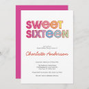 Pesquisar por doce colorido 16 convites Chic