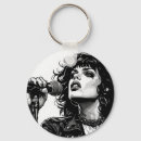 Pesquisar por cantora chaveiros Preto e branco