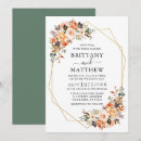 Pesquisar por watercolor floral wedding convites Verde sábio
