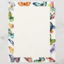 Pesquisar por borboletas papel timbrado Borboleta floral