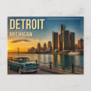 Pesquisar por detroit cartoes postais Michigan
