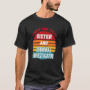 Pesquisar por investigador camisetas Criminoso