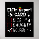 Pesquisar por natal engraçado pôsteres Golfe
