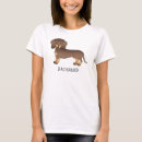 Pesquisar por de cabelo marrom camisetas Dachshund
