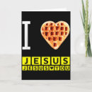 Pesquisar por jesus eu te amo cartoes Waffle de jesus
