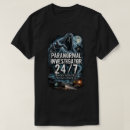 Pesquisar por investigador camisetas Investigação paranormal