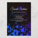 Pesquisar por blue sweet 16 convites Azul royal