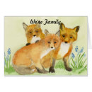 Pesquisar por família raposa cartoes Vida selvagem