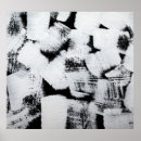 Pesquisar por abstrato preto do branco pôsteres Aquarela