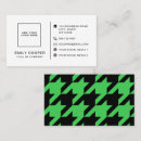 Pesquisar por houndstooth cartao de visita Profissional