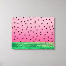 Pesquisar por melancia impressão de canvas Rosa
