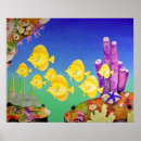 Pesquisar por peixes amarelos pôsteres Aguarela