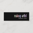 Pesquisar por modelo do maquilhador cartao de visita Profissional