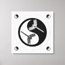 Pesquisar por yin yang impressão de canvas Preto e branco