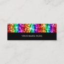 Pesquisar por listras arco íris cartao de visita Listrado