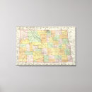 Pesquisar por margens impressão de canvas Mapa