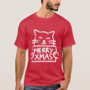 Pesquisar por gato feliz natal camisetas Fofo