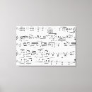 Pesquisar por nota musical impressão de canvas Músicos