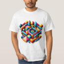 Pesquisar por design geométrico camisetas Abstrato