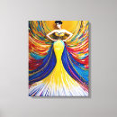 Pesquisar por feminino impressão de canvas Elegante