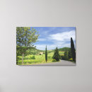 Pesquisar por vinhedos impressão de canvas Toscana