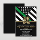 Pesquisar por verde do exército convites Military