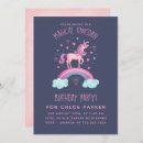 Pesquisar por unicorn rainbow convites Menina