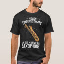 Pesquisar por saxofone do barítono camisetas Velho