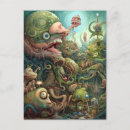 Pesquisar por monstro verde cartoes postais Monstros
