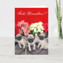 Pesquisar por pug do horizontal natal cartoes Pugs