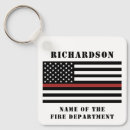 Pesquisar por bombeiros chaveiros Linha vermelha fina