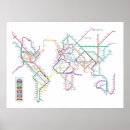 Pesquisar por subterrâneo pôsteres Mapa do metro