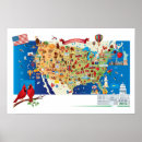 Pesquisar por mapa dos estados pôsteres América do norte