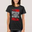 Pesquisar por carro policial camisetas Oficial