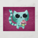 Pesquisar por cupcake kawaii cartoes postais Gato