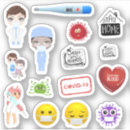 Pesquisar por corona adesivos Enfermeira