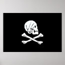 Pesquisar por bandeira pirata pôsteres Crânio e ossos