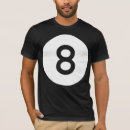 Pesquisar por oito bola bola 8 de camisetas 8ball