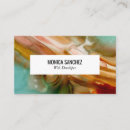 Pesquisar por design colorido cartao de visita Abstrato