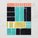 Pesquisar por turquesa e rosa cartoes postais Abstrato