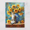 Pesquisar por buquê girassol cartoes postais Impressionismo