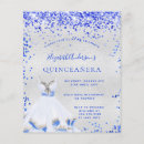 Pesquisar por quinceanera real convites Azul royal