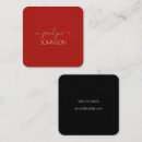 Pesquisar por escrita caligrafia cartao de visita Minimalista