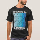 Pesquisar por sudoku camisetas Jogador